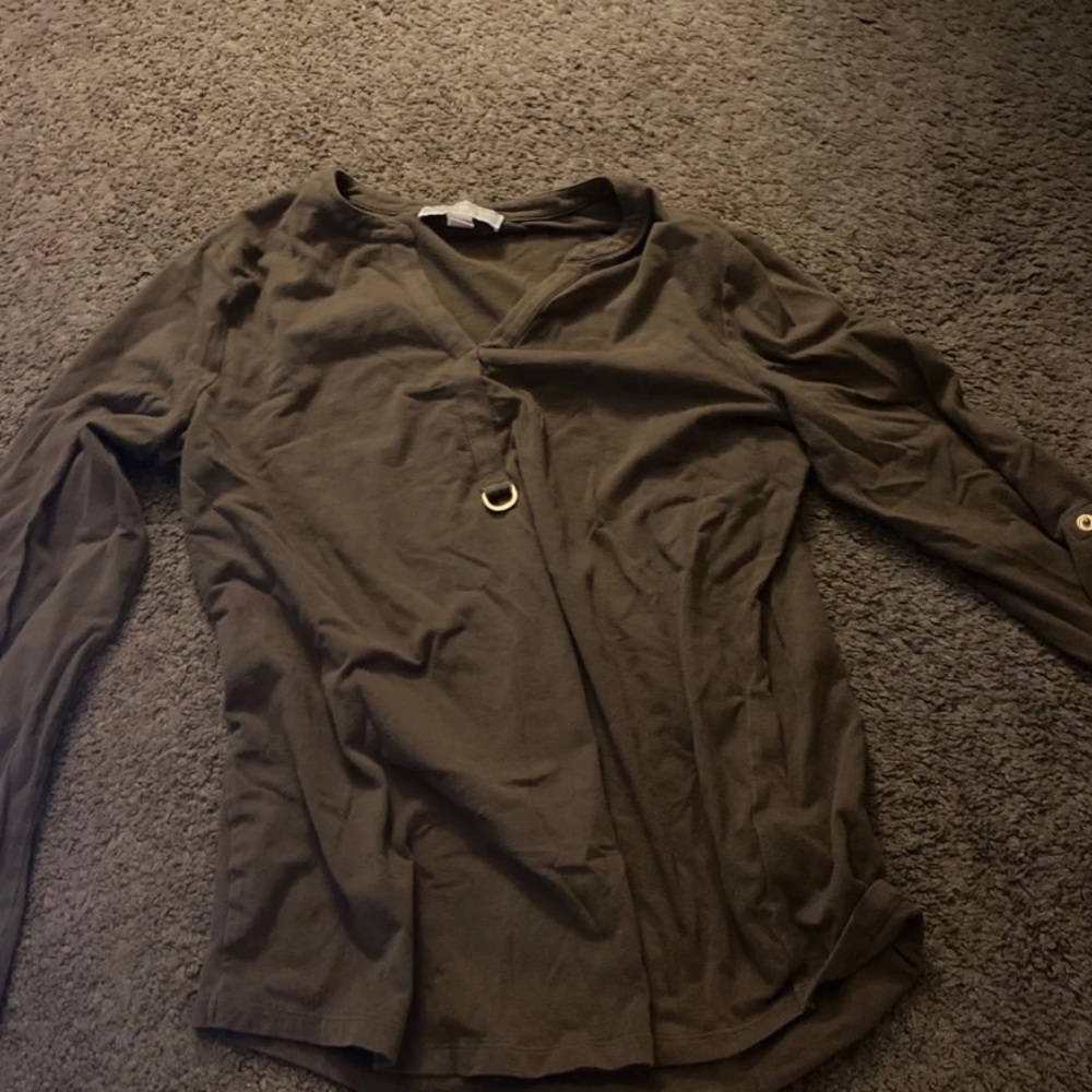 Michael Michael Kohrs brown shirt